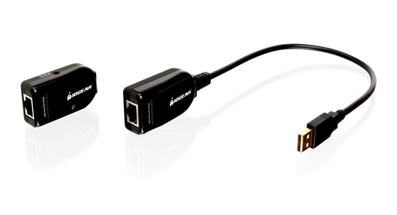 IOGEAR USB 2.0 Extender Over Cat5 5E 6 Adapter - Connection Up To 164Ft - USB Type A (M) to A (F) - Plug n Play - Hard Drives - Printers - Scanners - Smart Boards - GUCE62 - Image 3